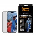 PanzerGlass ® Privacy Screen Protector iPhone Air | Ultra-Wide Fit w. FASTFIT IN-A-BOX Kirkas näytön