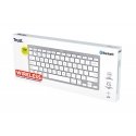 Trust 24651 tastatūra Universāls Bluetooth sistēma QWERTY Amerikāņu angļu valoda Sudrabs Trust 24651 tastatūra Universāls Bluetooth sistēma QWERTY Amerikāņu angļu valoda Sudrabs