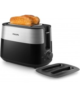 Philips Daily Collection HD2517/90 toaster 8 2 slice(s) 830 W Black, Silver