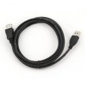Gembird 1.8m USB 2.0 A M/FM USB kabelis 1,8 m USB A Juoda