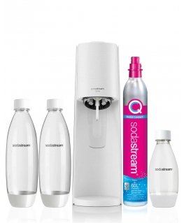 SodaStream Terra Bianco Value Pack Metalas, Plastikas, Polietileno tereftalatas (PET) Balta