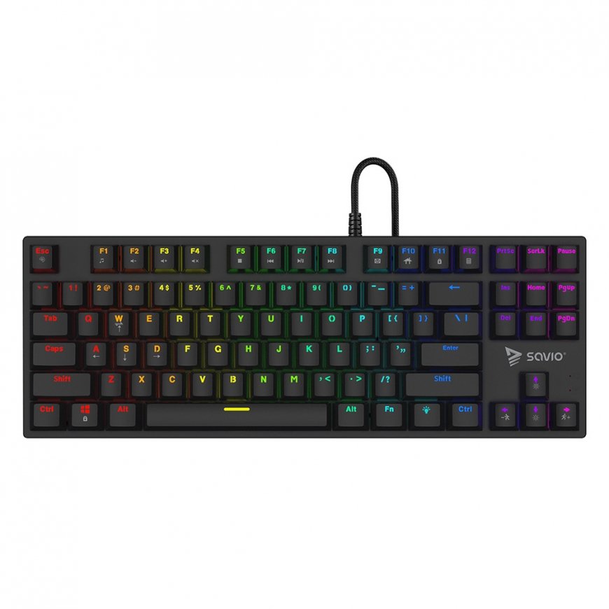 Savio SAVGK-TEMPEST X2 BROWN tastatūra Universāls