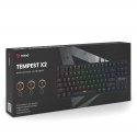 Savio SAVGK-TEMPEST X2 BROWN клавиатура Универсальная USB QWERTY Черный