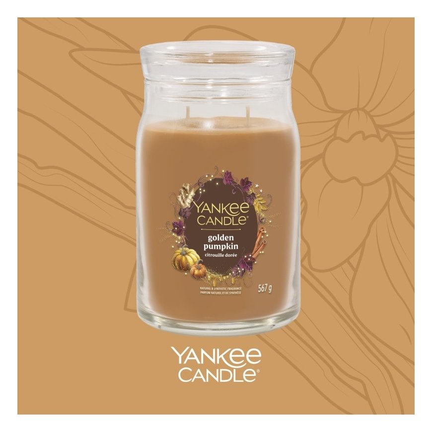 Yankee Candle 2653156E vahaküünal Ümmargune Kõrvits Oranž, Läbipaistev 1 tk – 2