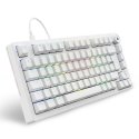 Sharkoon SGK25 tastatūra Mājas USB QWERTZ Vācu Balts