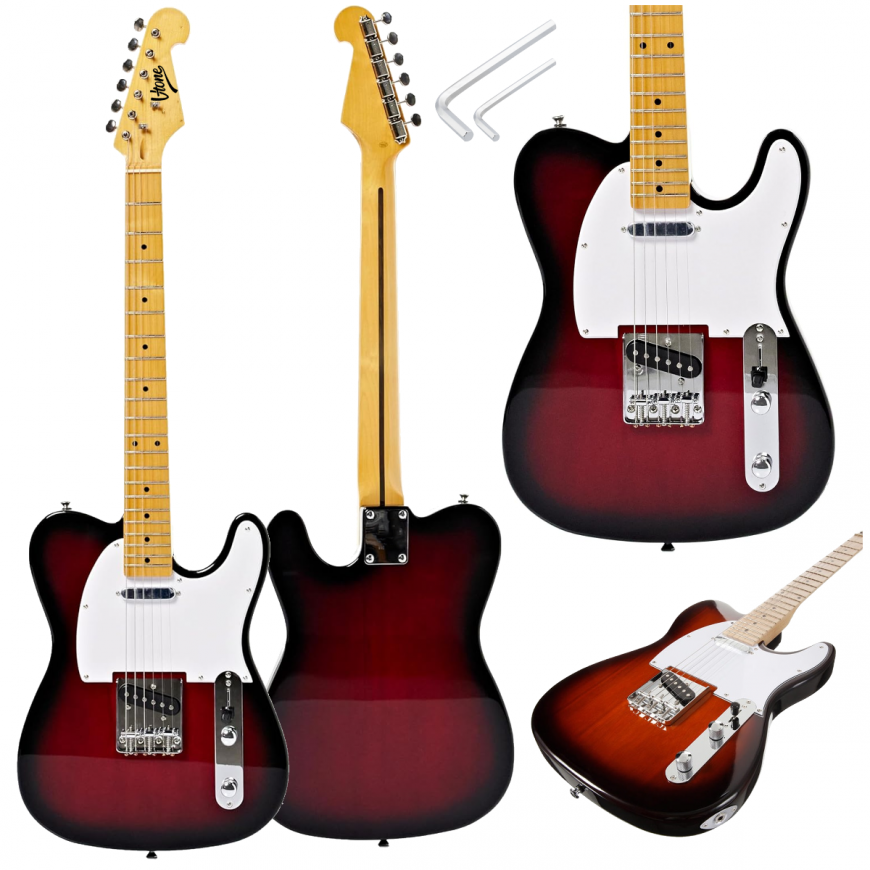 V-TONE ETL39 RB elektriskā ģitāra 4/4 telecaster