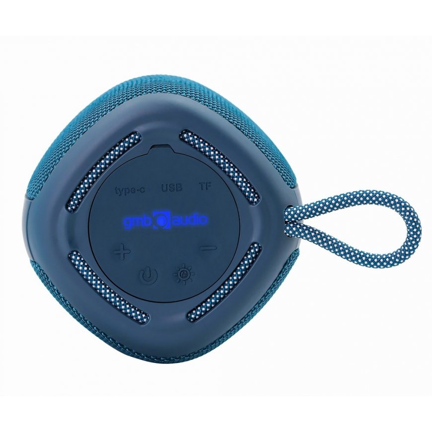 Gembird SPK-BT-LED-03-B Kaasaskantav kõlar ja peokõlar Sinine 5 W – 4