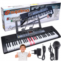 КЛАВИАТУРА SUPRIMO 6136L - Орган для детей с микрофоном для обучения игре КЛАВИАТУРА SUPRIMO 6136L - Орган для детей с микрофоном для обучения игре