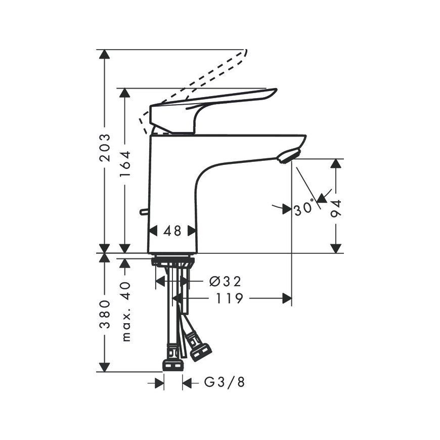 Hansgrohe Logis E Хромовый – 5
