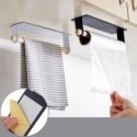 OEM Wooden Door Hanger - Black - Kitchen Paper Holder OEM Wooden Door Hanger - Black - Kitchen Paper Holder
