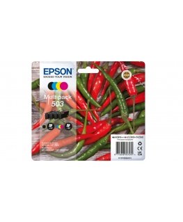 Epson 503 tindikassett 4 tk Originaal Standard Yield Must, Tsüaan, Magenta, Kollane