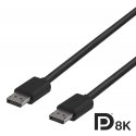 Deltaco DP8K-1020-K 2 m DisplayPort Must