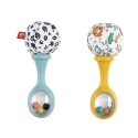 Fisher-Price Baby Rattle ‘n Rock Maracas Toys, Set of 2 for Infants 3+ Months, High Contrast