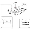 Whirlpool AKR 749/1 NB Настенный монтаж Черный 304 m³/h Whirlpool AKR 749/1 NB Настенный монтаж Черный 304 m³/h