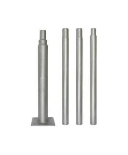 Led Line Prime Lighting pole set, assembled, 4m, gray