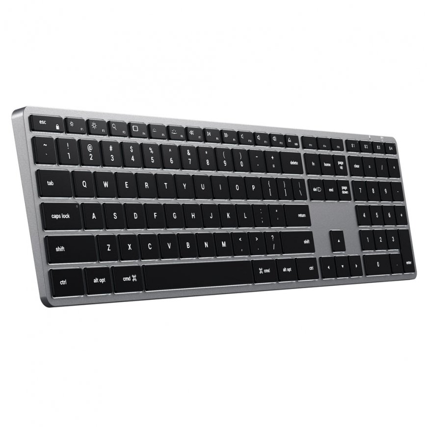 Satechi X3 näppäimistö Office Bluetooth QWERTY englanti musta, Harmaa – 2