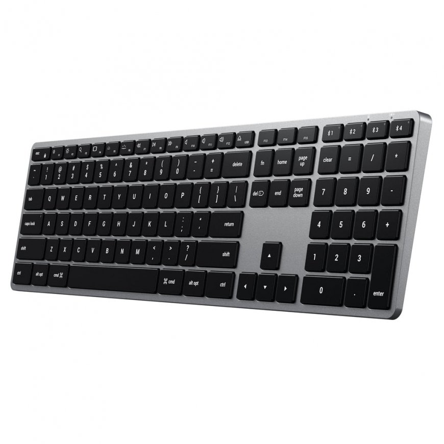 Satechi X3 näppäimistö Office Bluetooth QWERTY englanti musta, Harmaa – 3