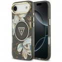 GUESS-kotelo IPHONE 17 Air:lle, yhteensopiva MagSafen kanssa GUHMP17MHFLPEDK (IML Metallinhohtoiset kukat kolmio) musta GUESS-kotelo IPHONE 17 Air:lle, yhteensopiva MagSafen kanssa GUHMP17MHFLPEDK (IML Metallinhohtoiset kukat kolmio) musta