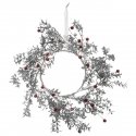 Fééric Lights and Christmas Fééric Lights is a Christmas wreath, silver, plastic, Ø 44cm Fééric Lights and Christmas Fééric Lights is a Christmas wreath, silver, plastic, Ø 44cm