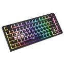 Savio SAVGK-PHENIX RED PUDDING tastatūra Speļu USB + RF Wireless + Bluetooth QWERTY Amerikāņu angļu 