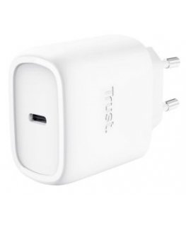 Lādētājs Trust Maxo 45W Must USB-C + 2m USB-C Kaabel Valge