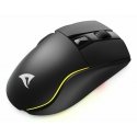 Sharkoon SGM50W kompiuterio pelė Žaidimams Dešinės rankos RF Wireless + USB Type-A Optinis 6400 DPI Sharkoon SGM50W kompiuterio pelė Žaidimams Dešinės rankos RF Wireless + USB Type-A Optinis 6400 DPI