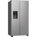 Hisense RS5P535NTCE side by side ledusskapis Brīvi novietots 566 L E Pelēks