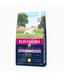EUKANUBA šuniukams mažiems, turtingas vištiena, 3 kg