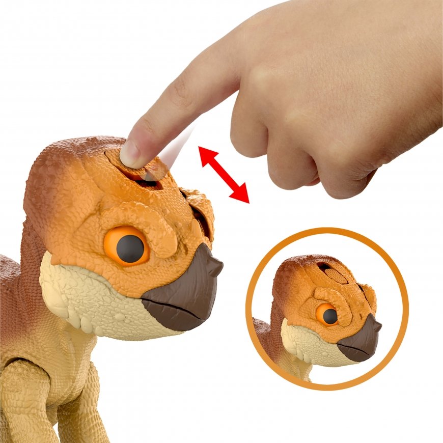 Jurassic World Rebirth Primal Protector Aquilops Dolores Interactive Dinosaur Toy, Attack & Sounds – 5