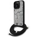 Karl Lagerfeld case for IPHONE 16 PRO MAX KLHCP16XPGGRMPCG, compatible with MagSafe (CRSSBY tempered PU with pattern and logo), Karl Lagerfeld case for IPHONE 16 PRO MAX KLHCP16XPGGRMPCG, compatible with MagSafe (CRSSBY tempered PU with pattern and logo),