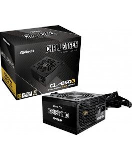 Asrock CL-650G Challenger virtalähdeyksikkö 650 W 20+4 pin ATX ATX musta