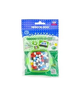 Karpomas Iwako kūrybinis mozaikų rinkinys „KESHI-BLO Mini Magnet-Žalias”, ER-GLB414