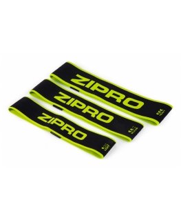 ZIPRO 5901793678467 exercise band Light - Medium - Heavy Nylon, Silicone Black, Light Green