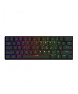 Savio BLACKOUT X2 RED клавиатура Игровой USB QWERTY Международный американский стандарт Черный