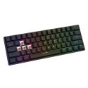 Savio BLACKOUT X2 RED klaviatuur Mängimine USB QWERTY US rahvusvaheline Must