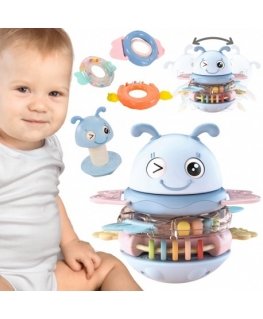 WOOPIE Baby Wańka Wstańka Aistilelu 2in1 Tärisevä Purulelu