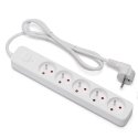 Savio Power strip 5 sockets 3m white LZ-09 5 AC outlet(s) Type F