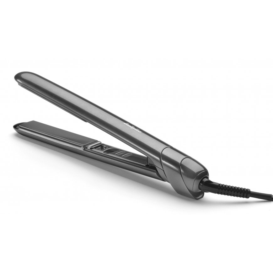 BaByliss Titanium Shine ST620E hair styling tool Straightening iron Warm Steel 48 W 1.8 m – 2