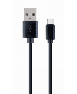 Cablexpert CC-USB2-AMCM-1M USB кабель USB 2.0 USB A USB C Черный