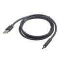 Cablexpert CC-USB2-AMCM-1M USB cable USB 2.0 USB A USB C Black Cablexpert CC-USB2-AMCM-1M USB cable USB 2.0 USB A USB C Black
