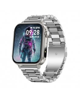 Colmi P80 smartwatch (steel and silver)
