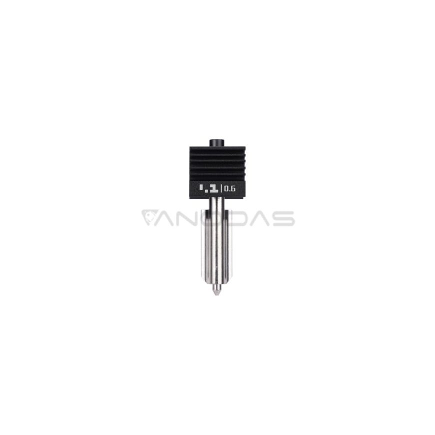 Hotend ar nerūsējošā tērauda uzgali Bambu Lab H2 sērijas printeriem – 0.6 mm