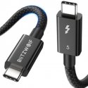 BlitzWolf BW-HDC8 240W USB-C į USB-C kabelis, 1,5 m (juodas) BlitzWolf BW-HDC8 240W USB-C į USB-C kabelis, 1,5 m (juodas)