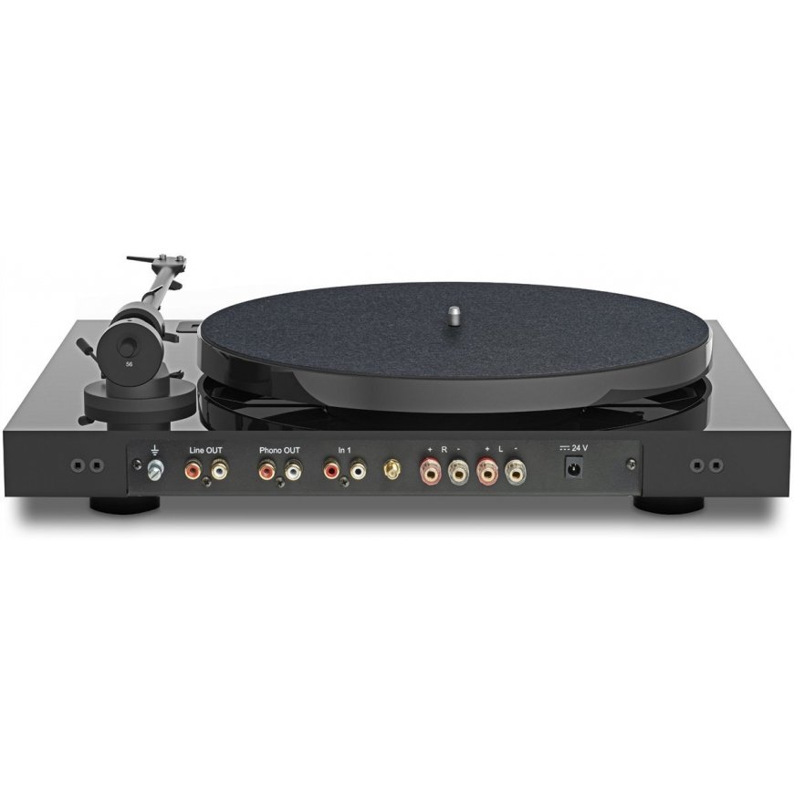 Pro-Ject JukeBox E1 + OM5e patefon, kõik ühes / Plug and Play süsteem Bluetoothiga, valge klaver