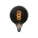 LED lemputė E27 G125 230V 4W 150lm, gintarinė balta 1800K, RETRO VINTAGE GRAPHITE, pritemdoma, LED line PRIME
