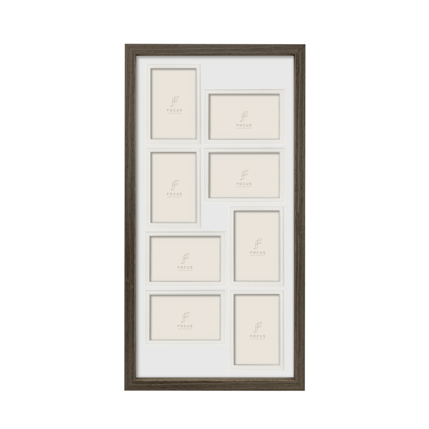 Focus Dahlia Walnut Photo Frame 32x64/PP collage 8*10x15 – 2