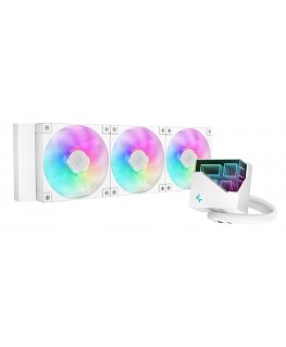 DeepCool LT360 Protsessor Kõik-ühes vedelikujahuti 12 cm Valge 1 tk