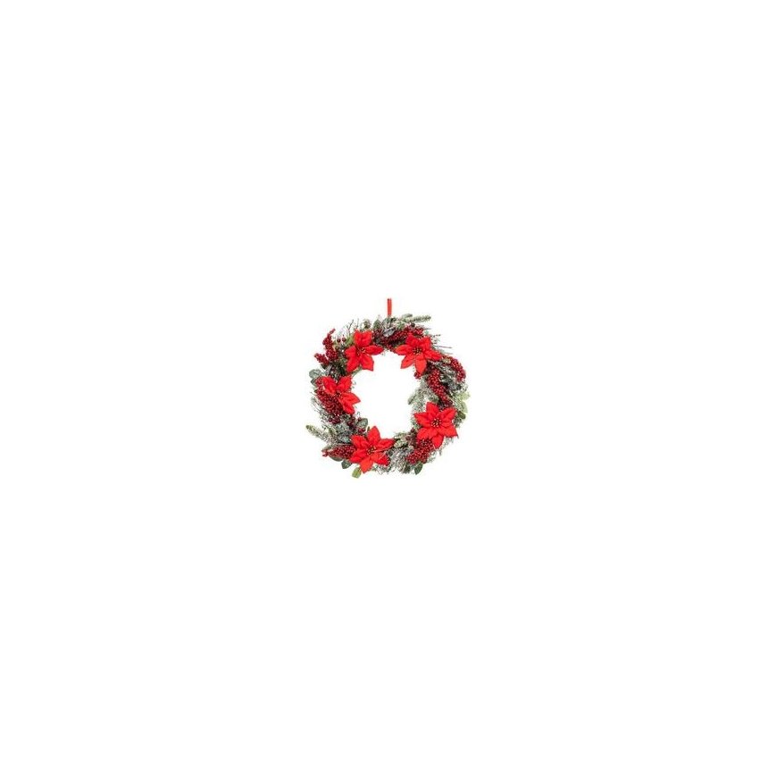 Atmosphera Star Christmas Wreath with Bethlehem Star, Ø 50 cm