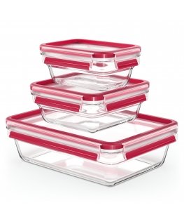 EMSA CLIP & CLOSE N10509 Rectangular Box Transparent 3 pc(s)