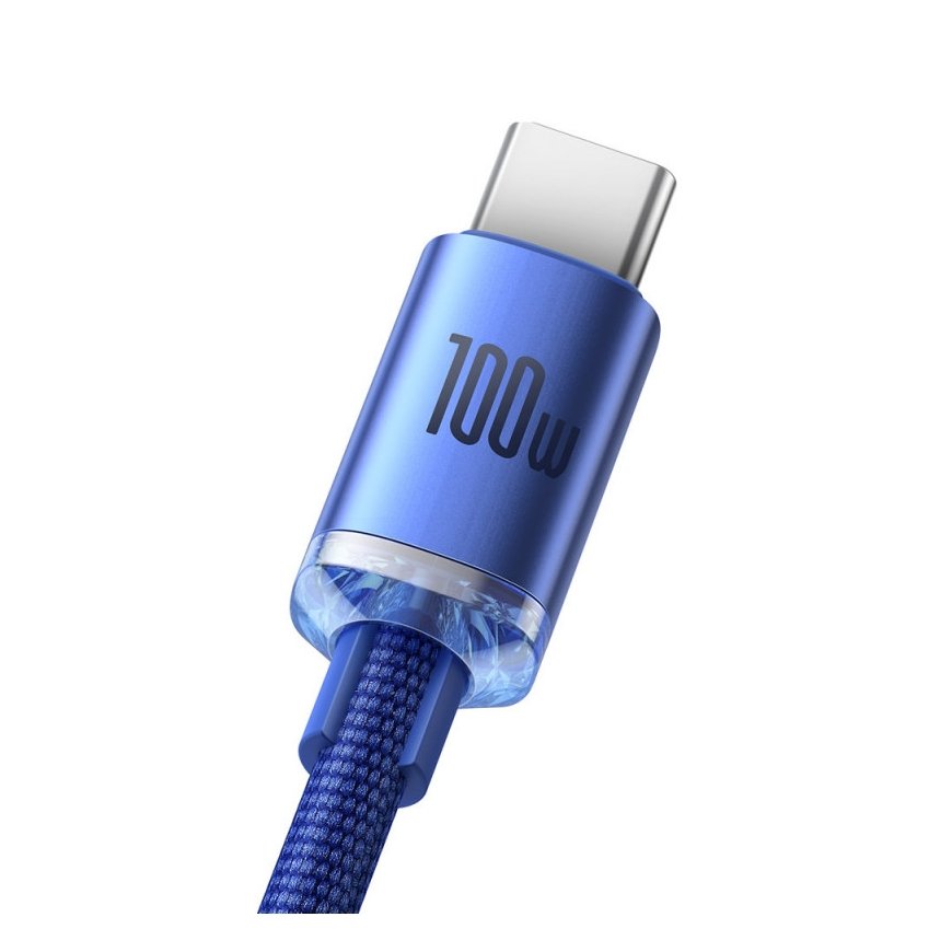 Baseus Crystal Shine USB-kaapeli 1,2 m USB A USB C Sininen – 2